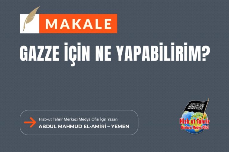 Gazze İçin Ne Yapabilirim?
