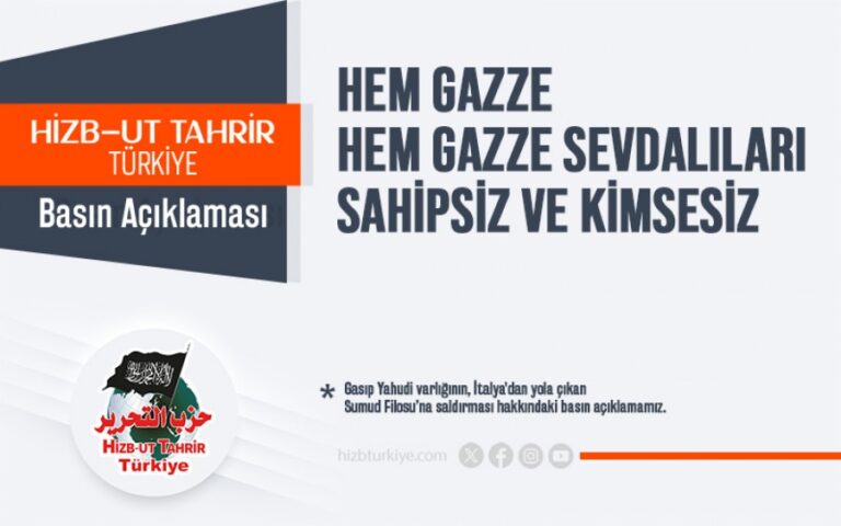 Hem Gazze Hem Gazze Sevdalıları Sahipsiz ve Kimsesiz