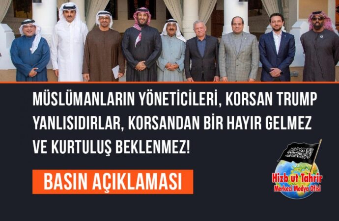 Müslümanların Yöneticileri, Korsan Trump Yanlısıdırlar, Korsandan Bir Hayır Gelmez ve Kurtuluş Beklenmez!